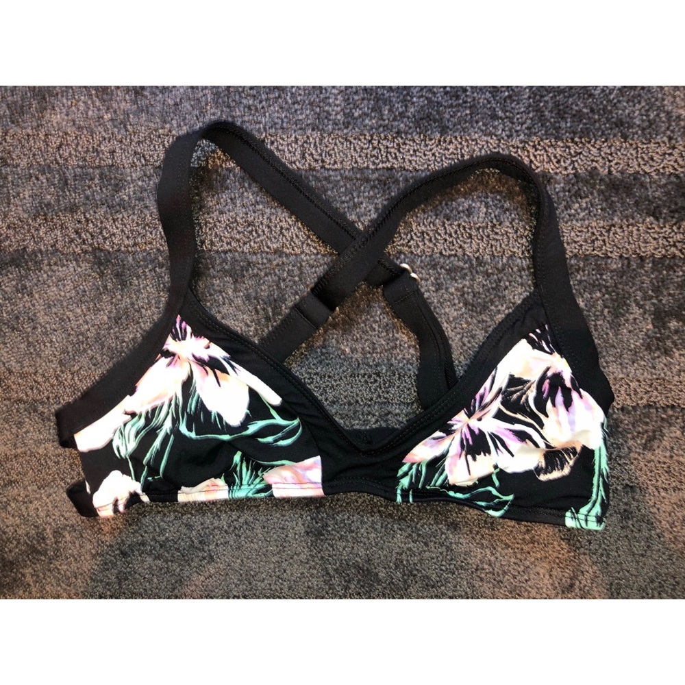Floral Strappy Bikini Top